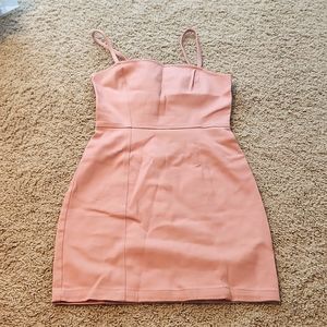 H&M Light Pink Denim Dress in Size Small